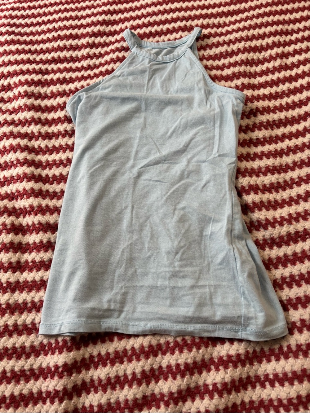 Women’s Light Blue Halter Tank Top